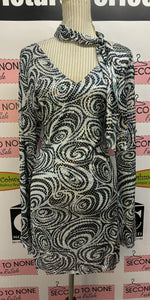California Costume Sequin Disco Dress (Plus One Size)