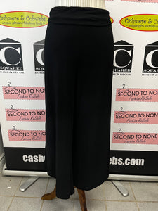 Cropped Wide-Leg Jersey Pant