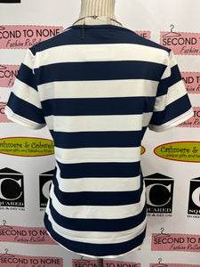 Wide Striped Short-Sleeve Top (Only 2 Left!)
