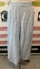 Load image into Gallery viewer, Tahari 100% Linen Striped Pants (Size L)
