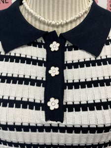 Vintage-Inspired Striped Sweater
