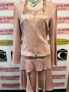 Joseph Ribkoff 2-Piece Ultra-Suede Set (Size 12)