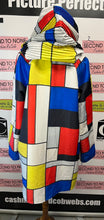 Load image into Gallery viewer, Art Deco Pleated Reversible Swing Coat (Size L)

