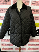Charger l'image dans la galerie, Stradivarius Black Quilted Barn Coat (Size L)

