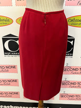 Load image into Gallery viewer, Red 2-Piece Skirt/Jacket Set (Size 14P)

