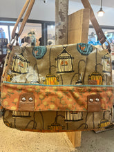 Load image into Gallery viewer, Fossil Bird-Cage Messenger Bag
