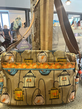 Load image into Gallery viewer, Fossil Bird-Cage Messenger Bag
