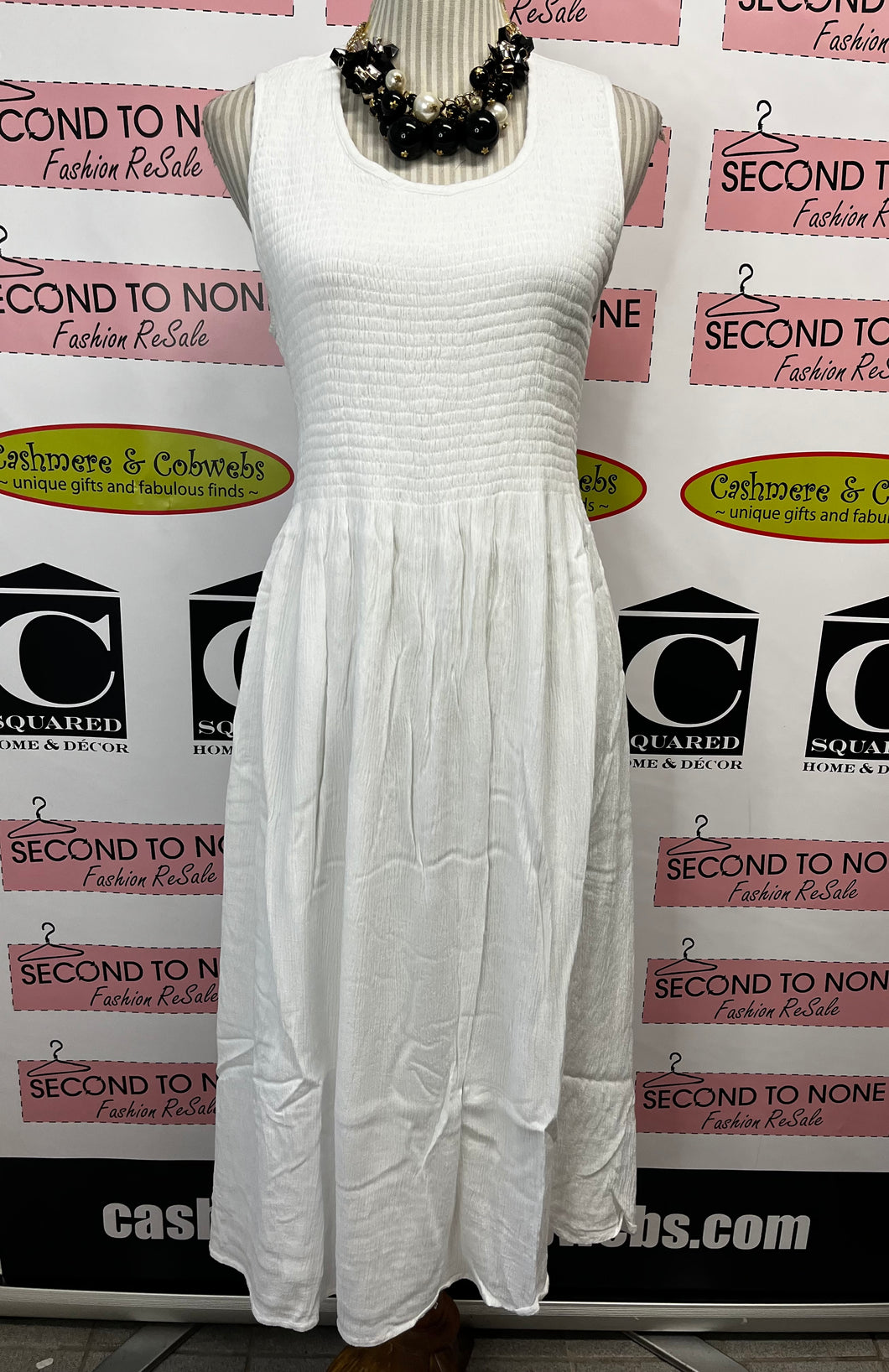 Smock-Topped Summer Dress (Only 1 L Left!)