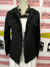 Load image into Gallery viewer, Linen-Blend Frayed Edge Jackets (Only Black Left!)
