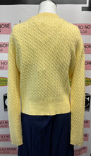 Charger l'image dans la galerie, Tommy Hilfiger Butter Yellow Zip Cardigan (Size L)
