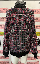Charger l'image dans la galerie, Ribbon Knit Bomber Jacket (Size L)
