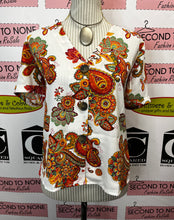 Load image into Gallery viewer, NWT Sioni Paisley Pop Top (Size M)
