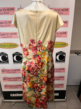Load image into Gallery viewer, Joseph Ribkoff Satin Floral Dress (Size 14)
