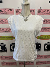 Load image into Gallery viewer, Bedazzled Shoulder Pad Tank Top (Size L)
