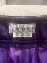 Load image into Gallery viewer, Vintage 1980's Purple Leather Lined Pants (Size 12)
