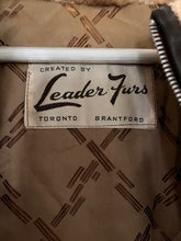Load image into Gallery viewer, Vintage Leader Furs Hooded Jacket (Size Small)

