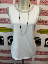 Load image into Gallery viewer, Cotton Tank Top With Neckline Details (Only 1 XL Black Left!)
