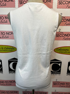 Cotton Tank Top With Neckline Details (Only 1 XL Black Left!)