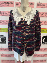 Load image into Gallery viewer, Vintage Lace Collar Blouse (Size 10)
