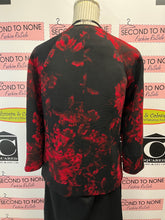 Charger l'image dans la galerie, Kasper Red Floral Dress Jacket (Size 8)
