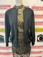 Load image into Gallery viewer, Metallic Gold/Black Lace Dress (Size M)

