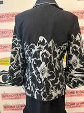 Load image into Gallery viewer, Joseph Ribkoff Fancy Black Jacket (Size 10)
