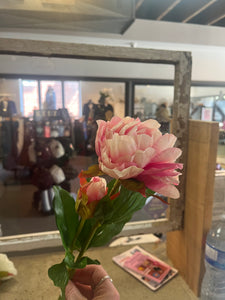 Double Bloom Peony Stems (6 Colours)