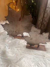 Load image into Gallery viewer, Custom-Made One-Of-A-Kind Steel Maple Leaf Decor Set
