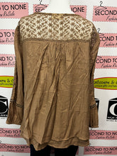 Charger l'image dans la galerie, Cocoa Brown Boho Lace Top (Size M/L)
