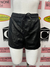 Load image into Gallery viewer, NWT Revamped Faux Leather Shorts (Size XL)
