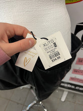 Load image into Gallery viewer, NWT Revamped Faux Leather Shorts (Size XL)
