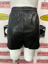 Load image into Gallery viewer, NWT Revamped Faux Leather Shorts (Size XL)
