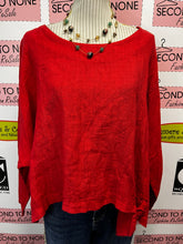 Load image into Gallery viewer, Made In Italy 100% Linen Top (Size 1 =Medium)
