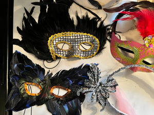 Assorted Masquerade/Costume Masks (Sold as a Set)