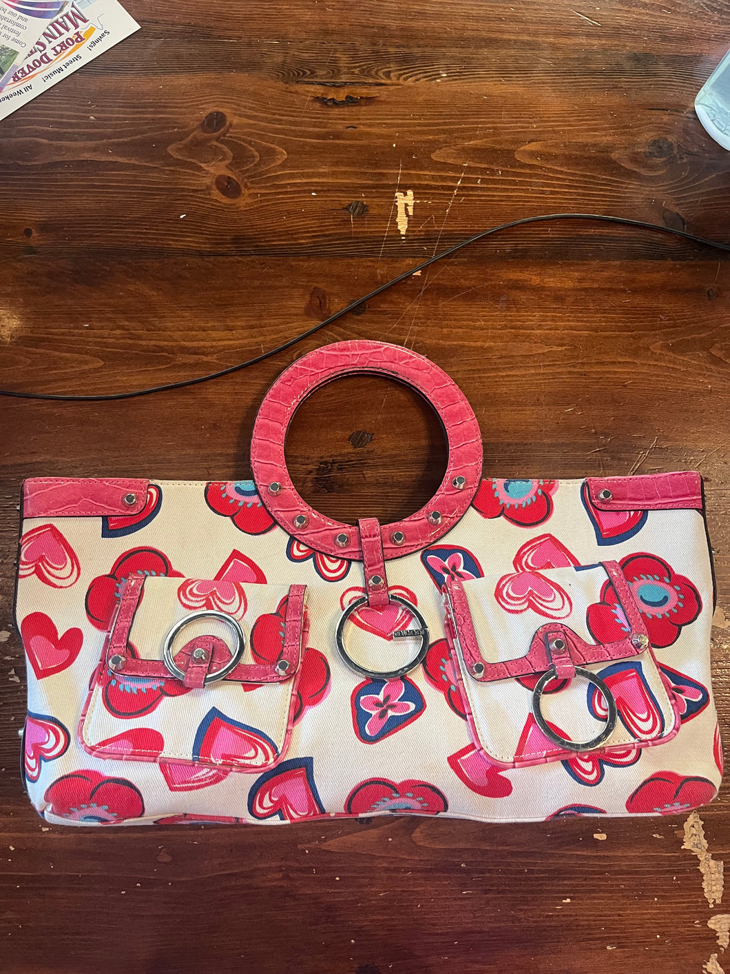 Guess Hearts and Flowers Handbag