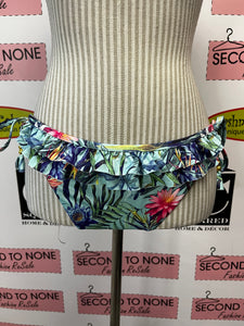 La Vie En Rose Floral Ruffle Bikini (Size L)