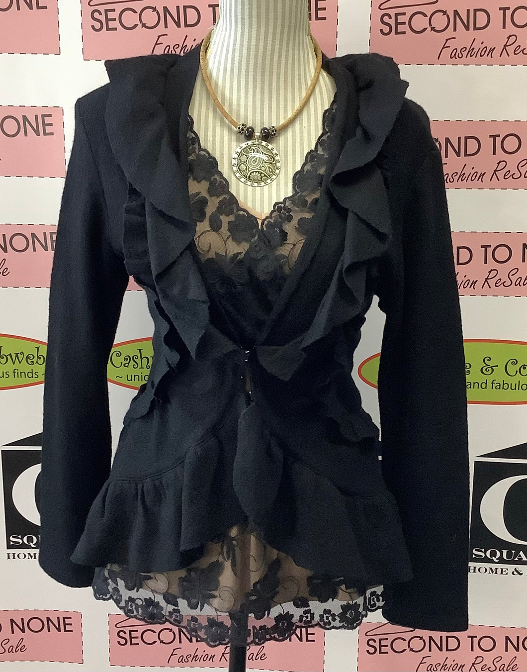 Ruffle Curve Blazer (S)