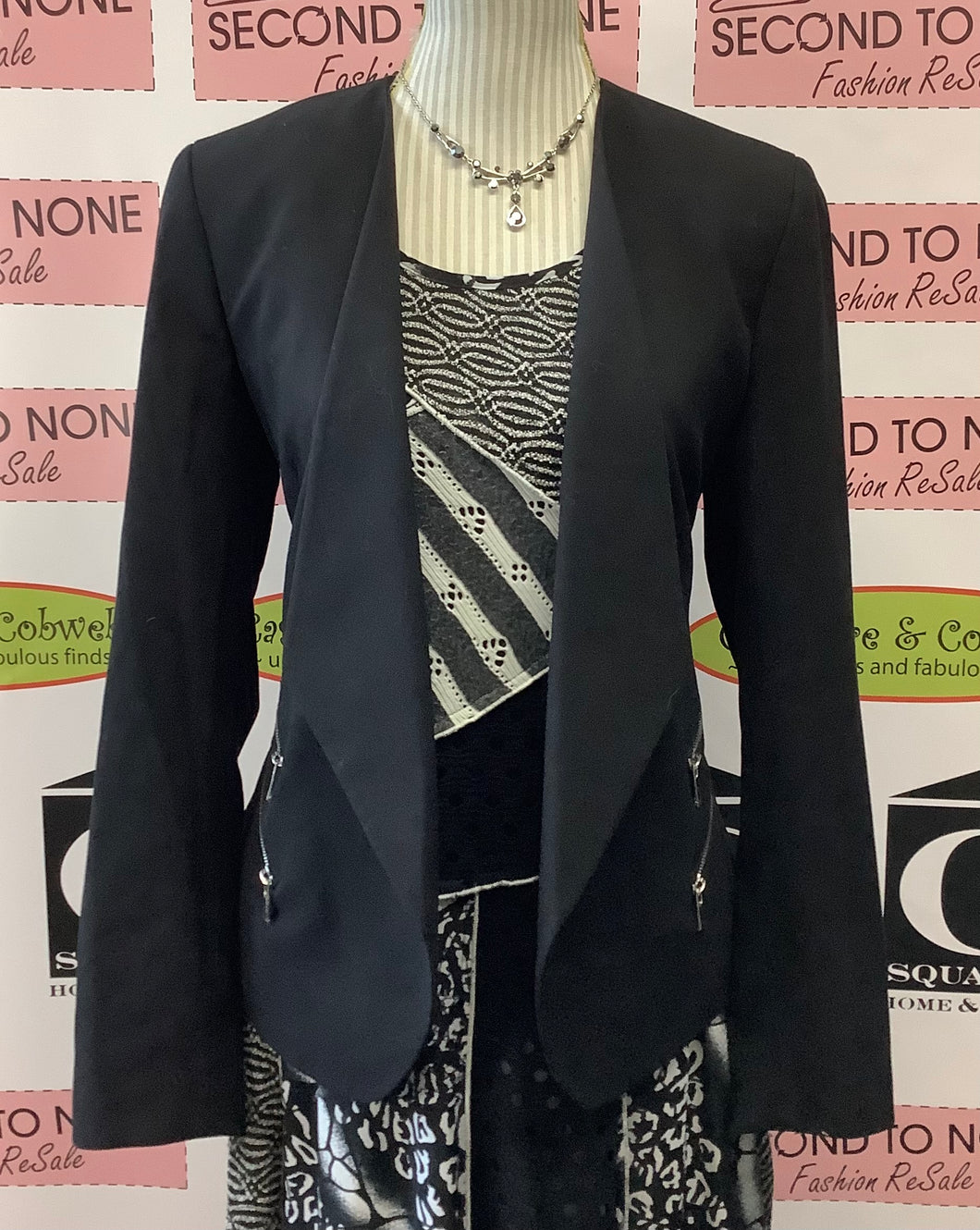 Nine West Open Zipper Blazer (8)