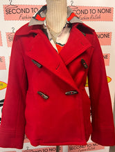 Load image into Gallery viewer, Vintage Old Navy Red Pea Coat (Size M)

