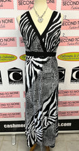 Load image into Gallery viewer, B&amp;W Mixed Print Maxi Dress (Size 12)
