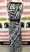 Load image into Gallery viewer, B&amp;W Mixed Print Maxi Dress (Size 12)
