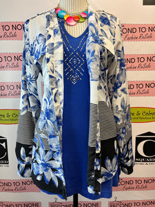 Cruisewear & Company Blue Bling Top (XXXL)