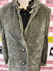 Made in Italy Chenille-Like Long Jacket (Only 1 XL Left!)
