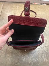 Load image into Gallery viewer, Nine West Maroon Crossbody Purse
