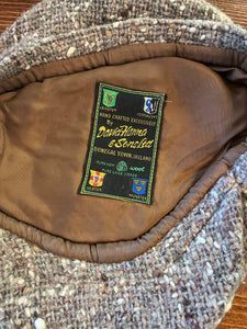 Authentic Vintage Irish Tweed Driving Cap (Unisex)