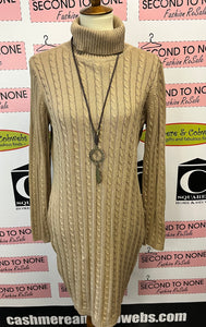 Cable Knit Sweater Dress (Size L)