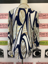 Load image into Gallery viewer, NWT Missy Gold Foiled Top (Size M)
