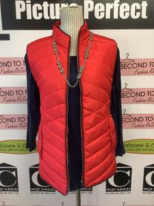 Grace & Lace Red Quilted Vest (Size L)