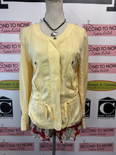 Load image into Gallery viewer, French Connection Butter Yellow Lightweight Jacket (Size 6/UK 10)
