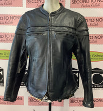 Load image into Gallery viewer, Canadian Motorcycle Co. Leather Jacket (L)
